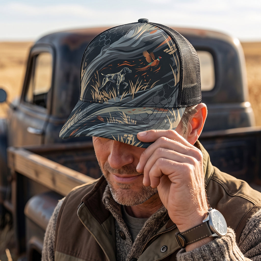 Upland Pheasant Hunting - Mesh Cap UPHMC1014