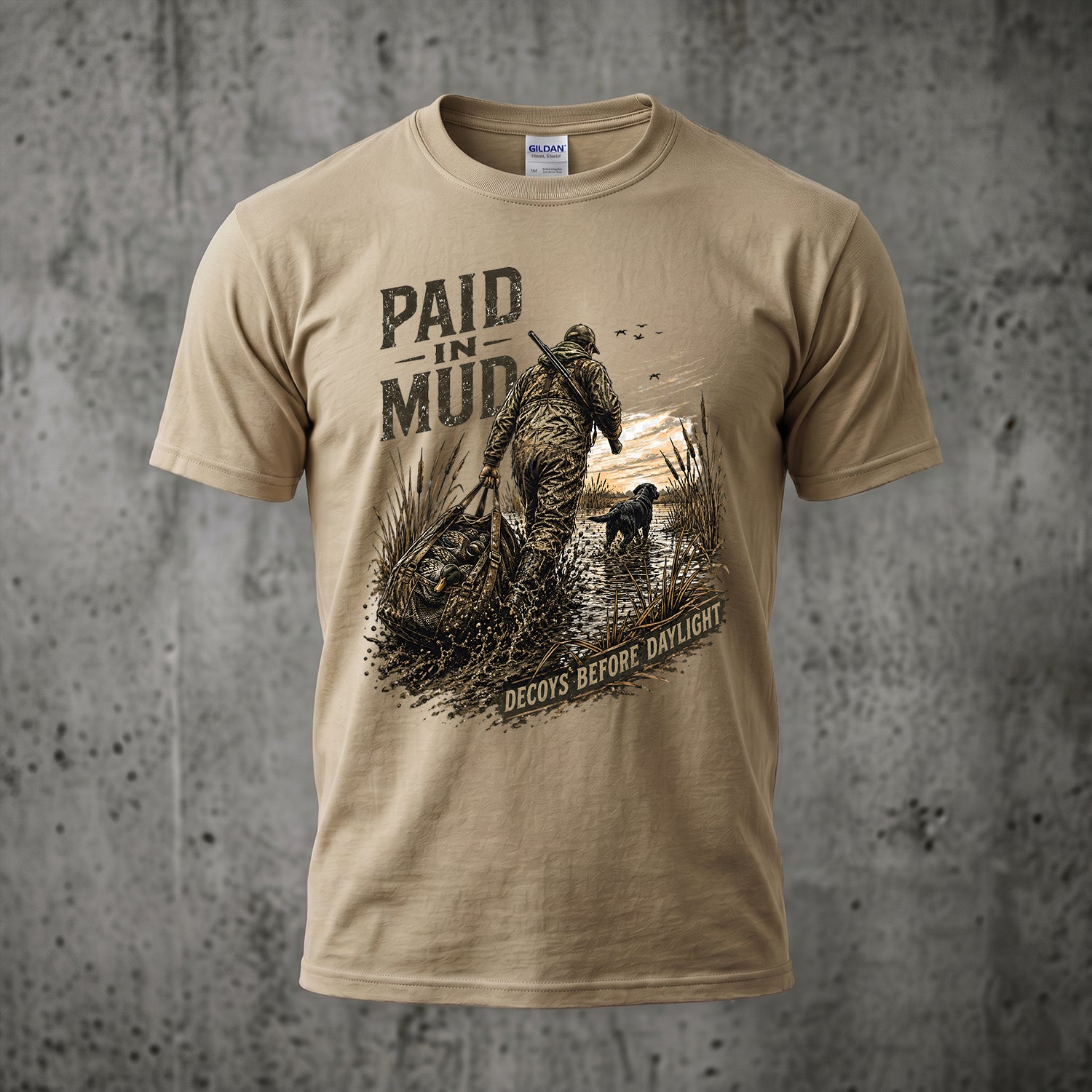 Duck Hunting - Outdoor Cotton T-Shirt DUCT1002