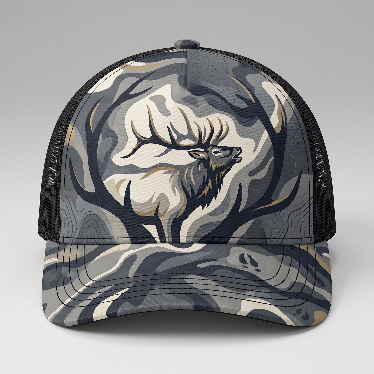 Elk Hunting - Outdoor Mesh Cap EHMC1002