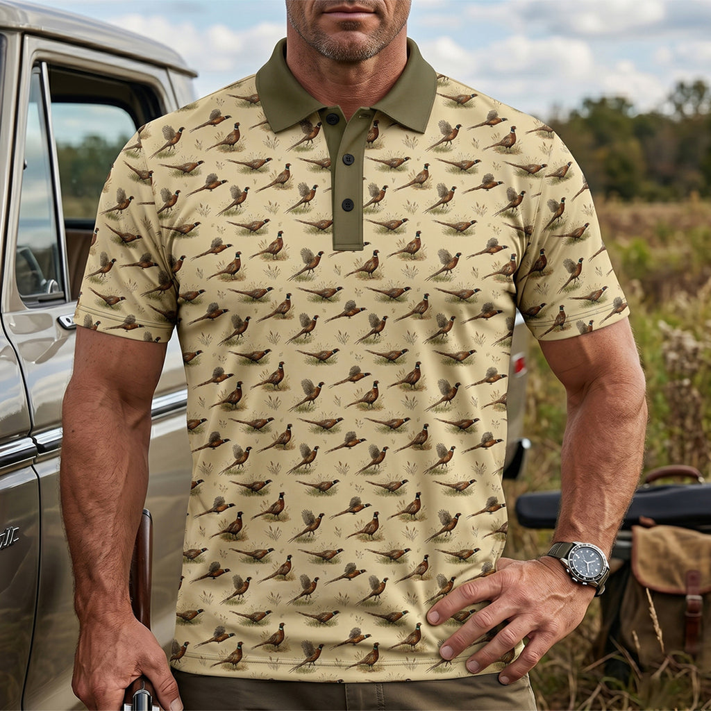 Upland Pheasant Hunting - Polo Shirt PHPL1001