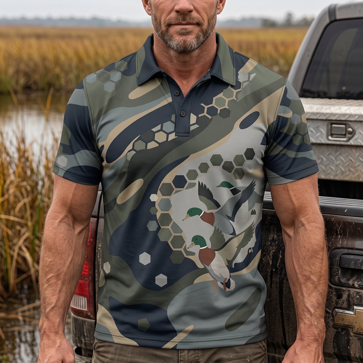 Duck Hunting - Polo Shirt DUPL1032