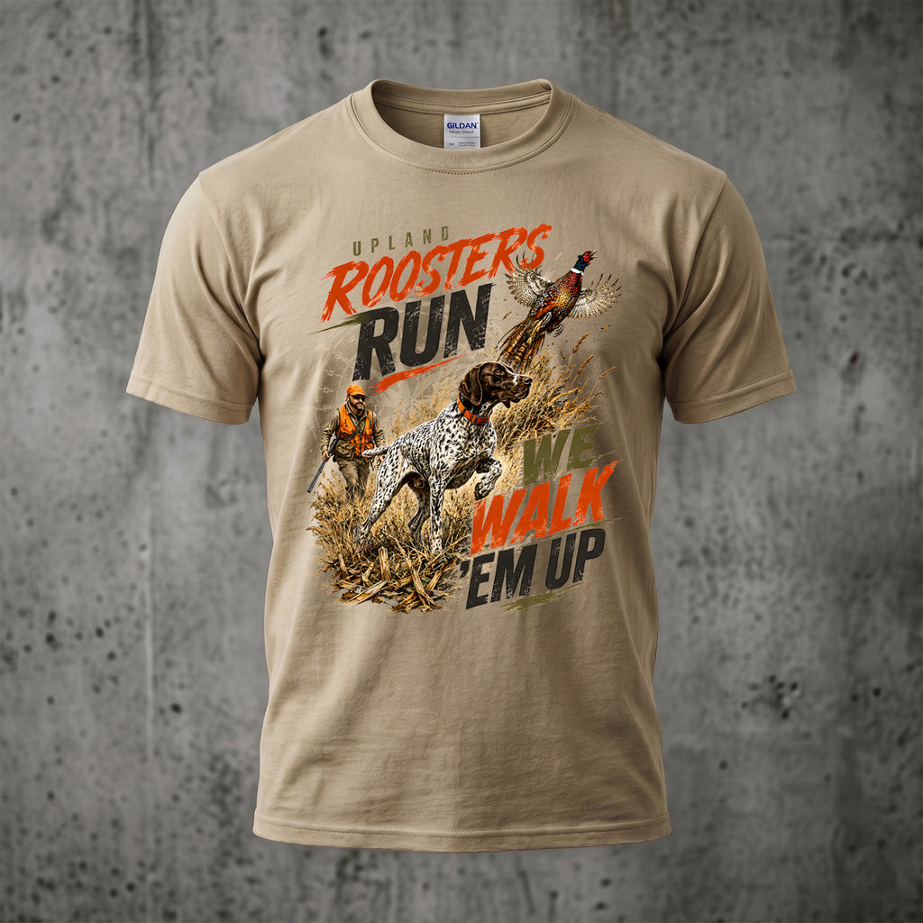 Upland Pheasant Hunting - Outdoor Cotton T-Shirt PHCT1054