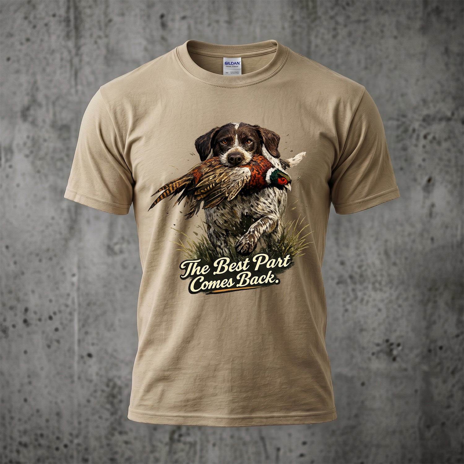 Upland Pheasant Hunting - Outdoor Cotton T-Shirt PHCT1008