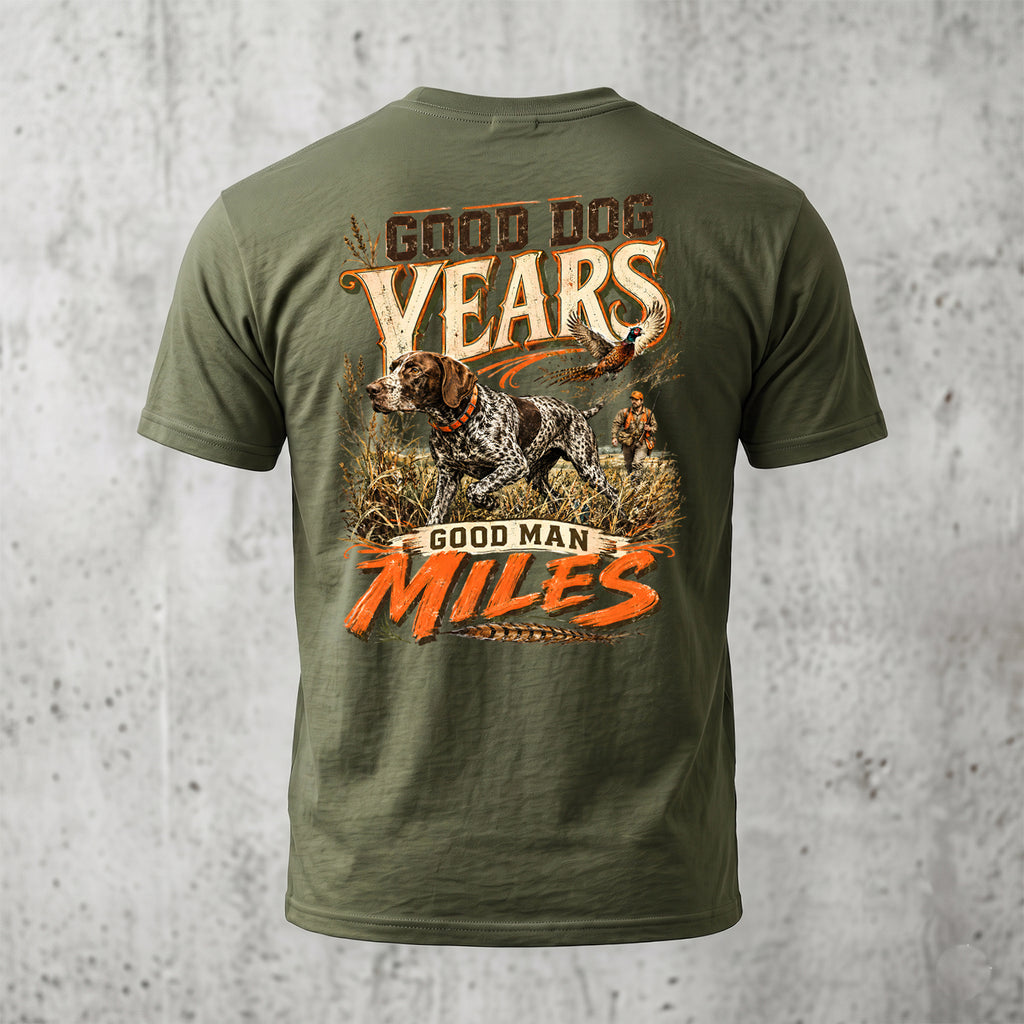 Upland Pheasant Hunting - Back Graphic T-Shirt PHCT1070