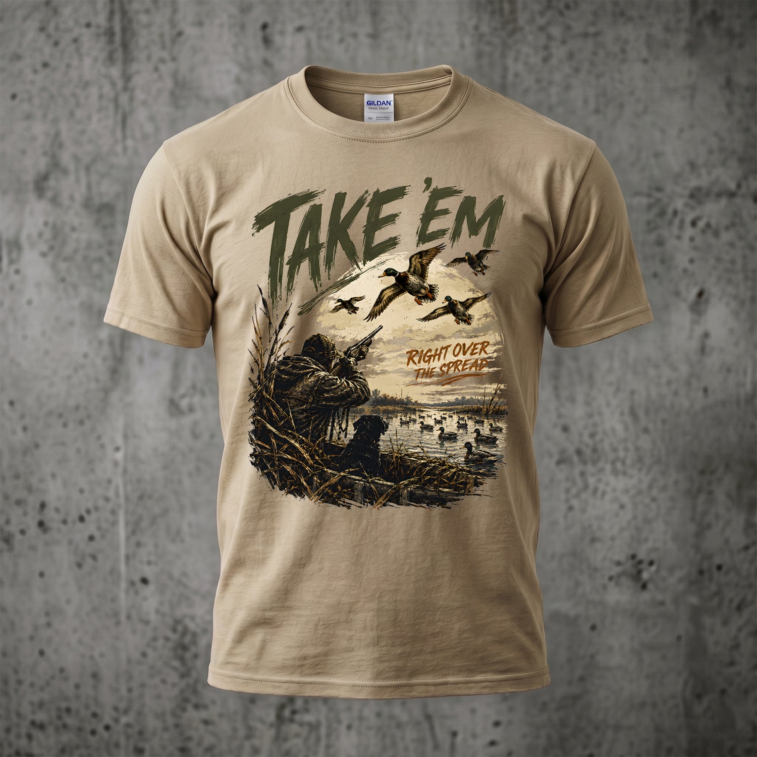 Duck Hunting - Outdoor Cotton T-Shirt DUCT1010