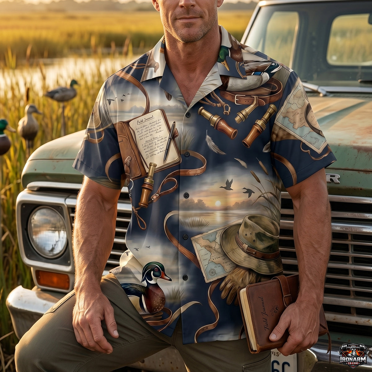Mallard Paradise Collection - Hawaiian Shirt MPHS1012