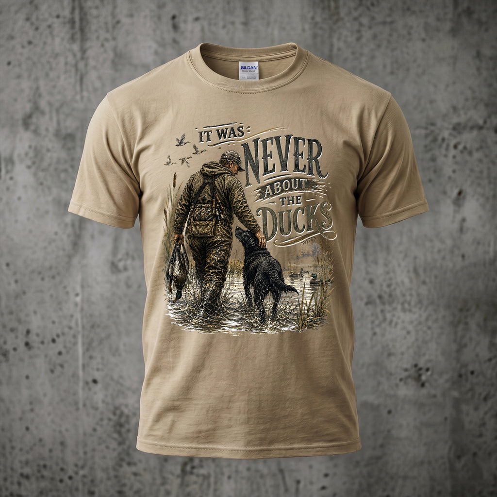 Duck Hunting - Outdoor Cotton T-Shirt DUCT1007