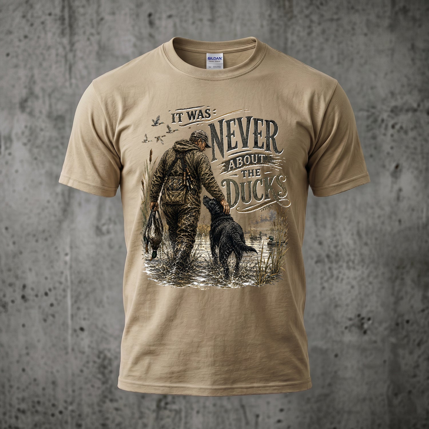 Duck Hunting - Outdoor Cotton T-Shirt DUCT1007