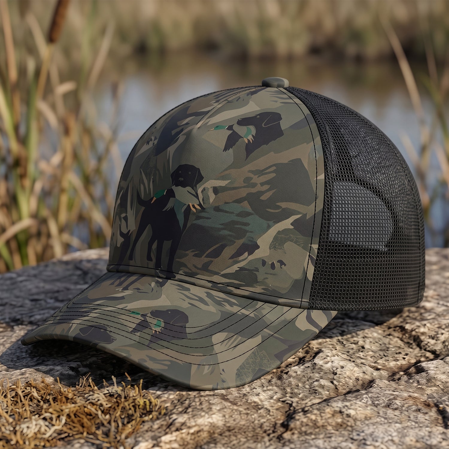 Duck Hunting - Outdoor Mesh Cap DUMC1001