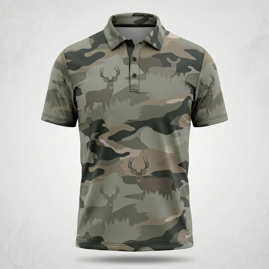 Mule Deer Hunting - Polo Shirt MDHPL1002