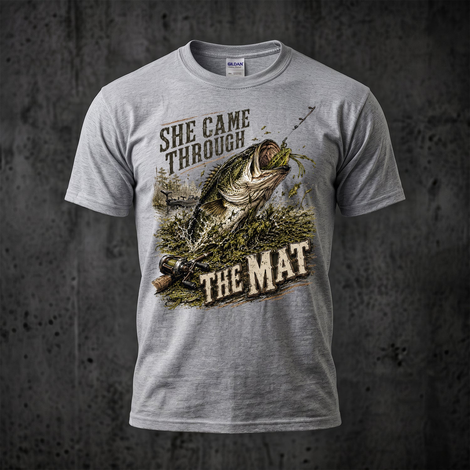 Bass Fishing - Outdoor Cotton T-Shirt BFCT1002