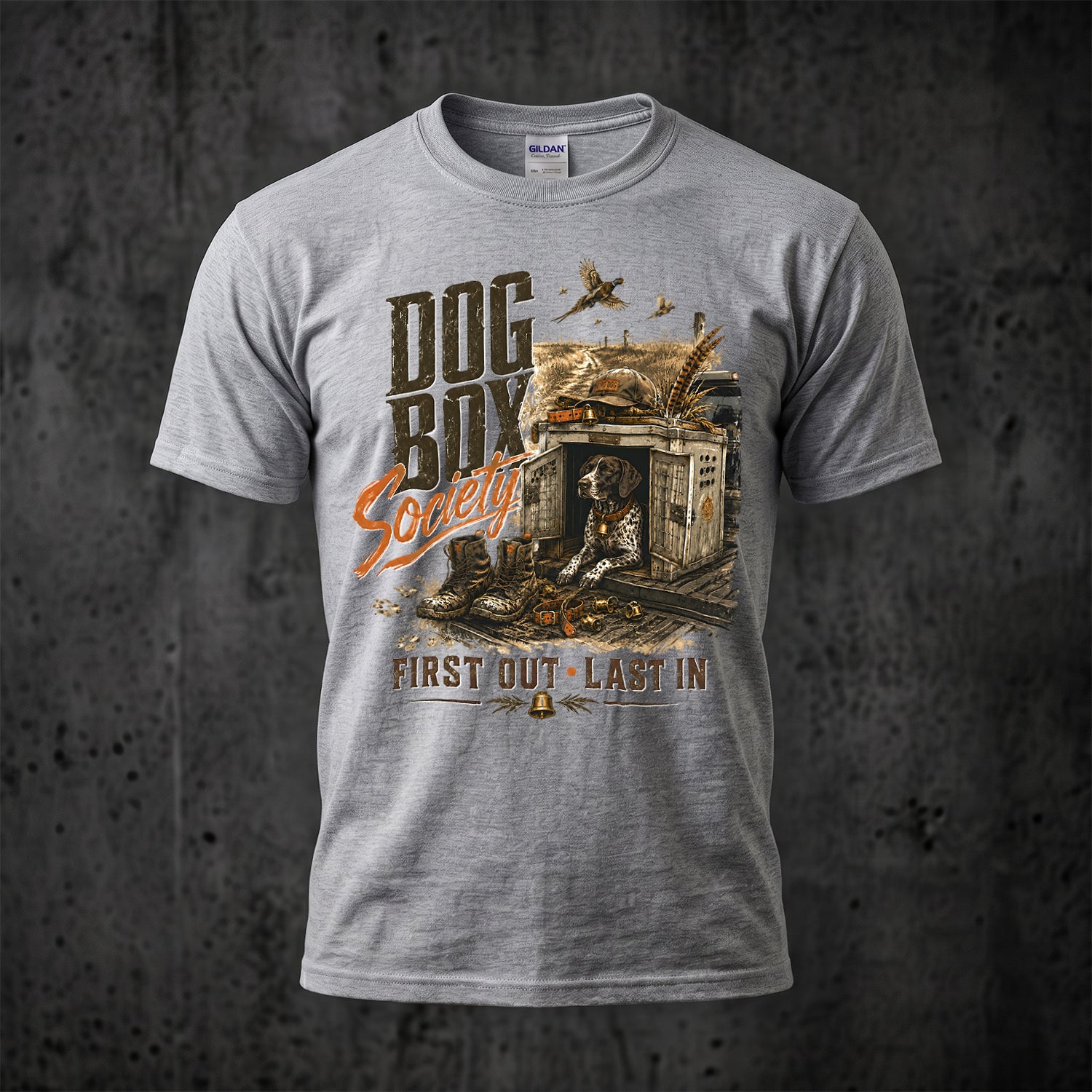Upland Pheasant Hunting - Outdoor Cotton T-Shirt PHCT1042