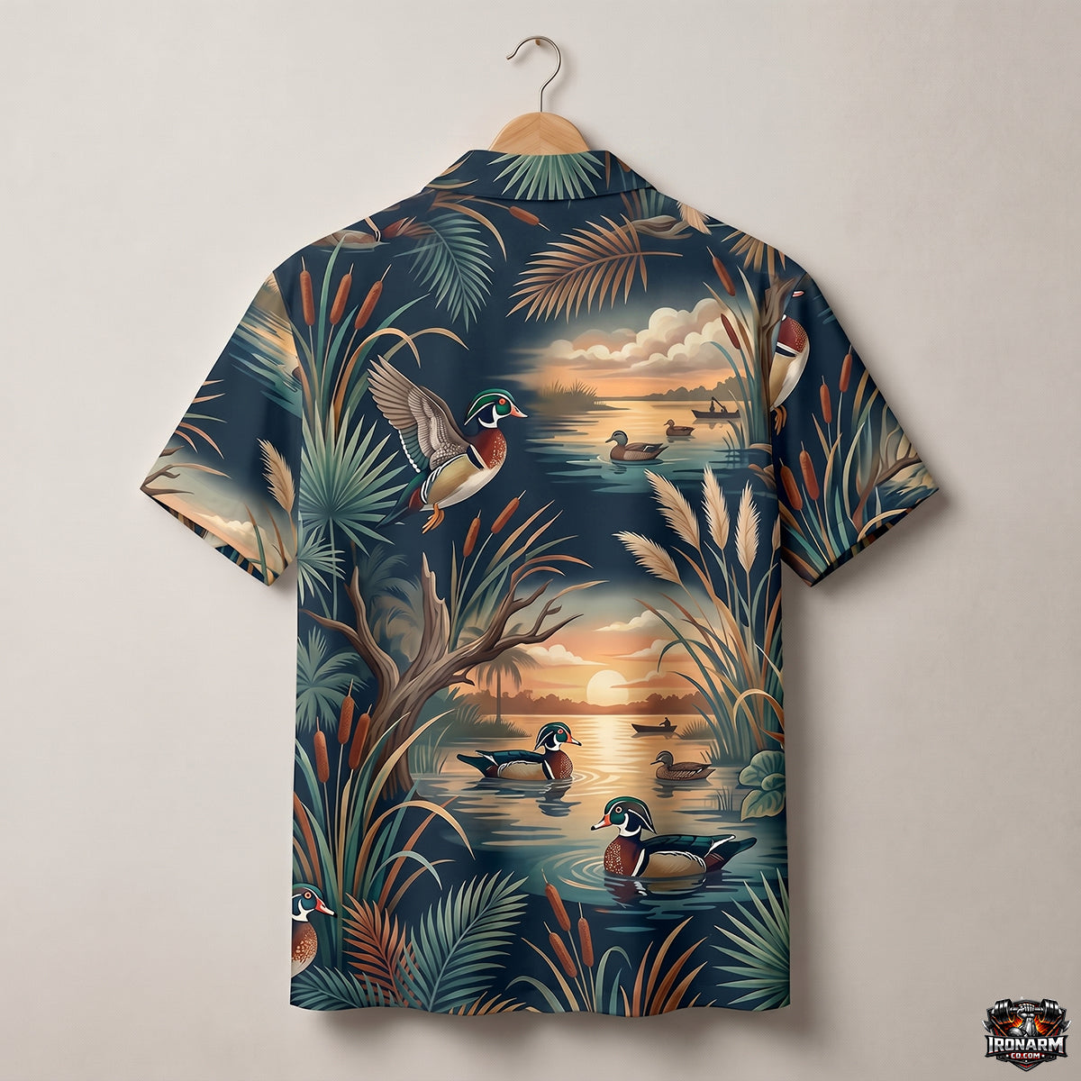 Mallard Paradise Collection - Hawaiian Shirt MPHS1008