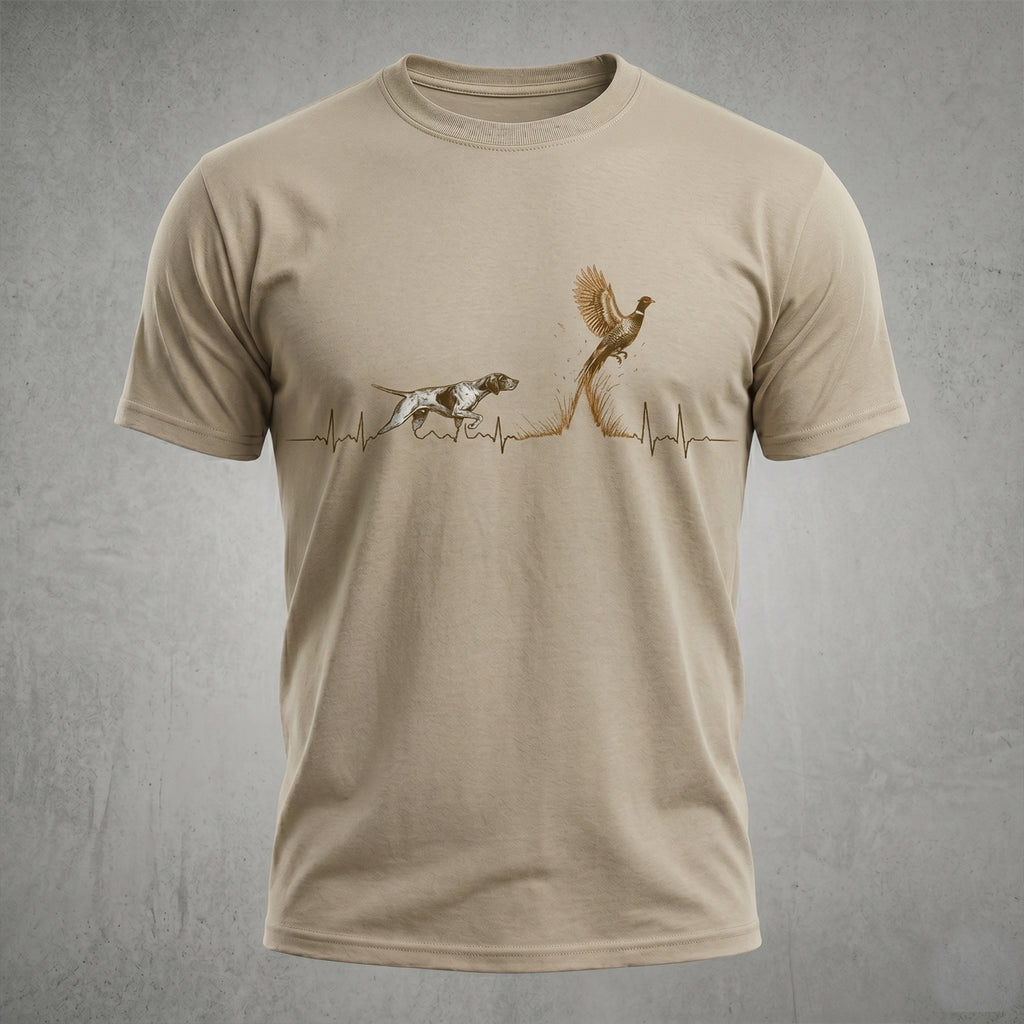Upland Pheasant Hunting - Outdoor Cotton T-Shirt PHCT1006