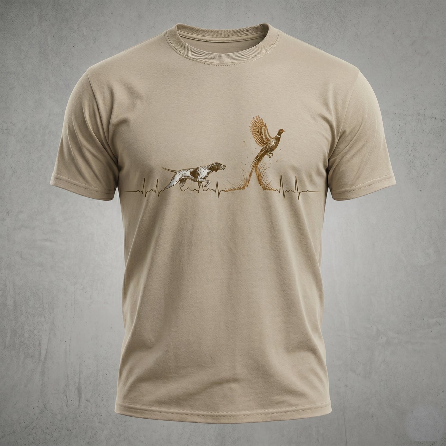 Upland Pheasant Hunting - Outdoor Cotton T-Shirt PHCT1006