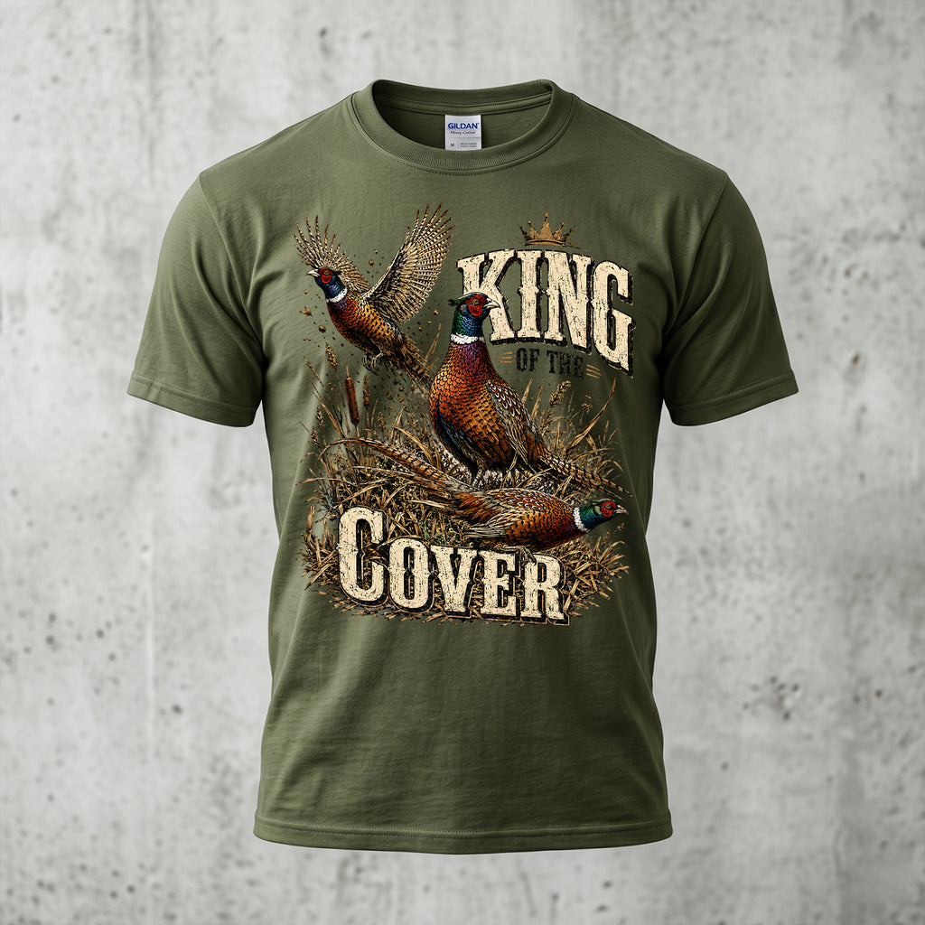 Upland Pheasant Hunting - Outdoor Cotton T-Shirt PHCT1025