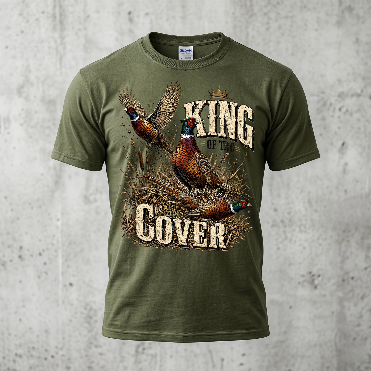 Upland Pheasant Hunting - Outdoor Cotton T-Shirt PHCT1025