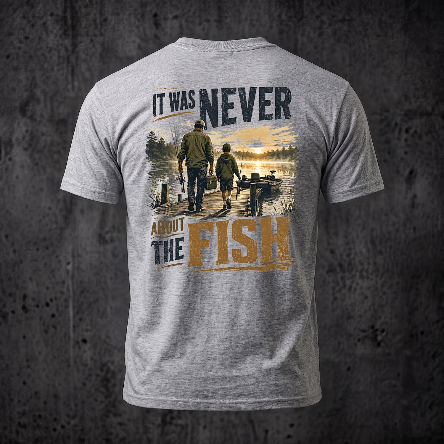 Bass Fishing - Back Graphic T-Shirt BFCT1003