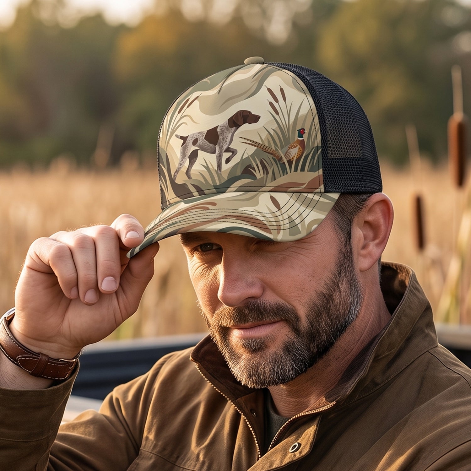 Upland Pheasant Hunting - Mesh Cap UPHMC1002