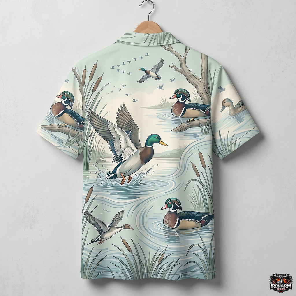 Mallard Paradise Collection - Hawaiian Shirt MPHS1005