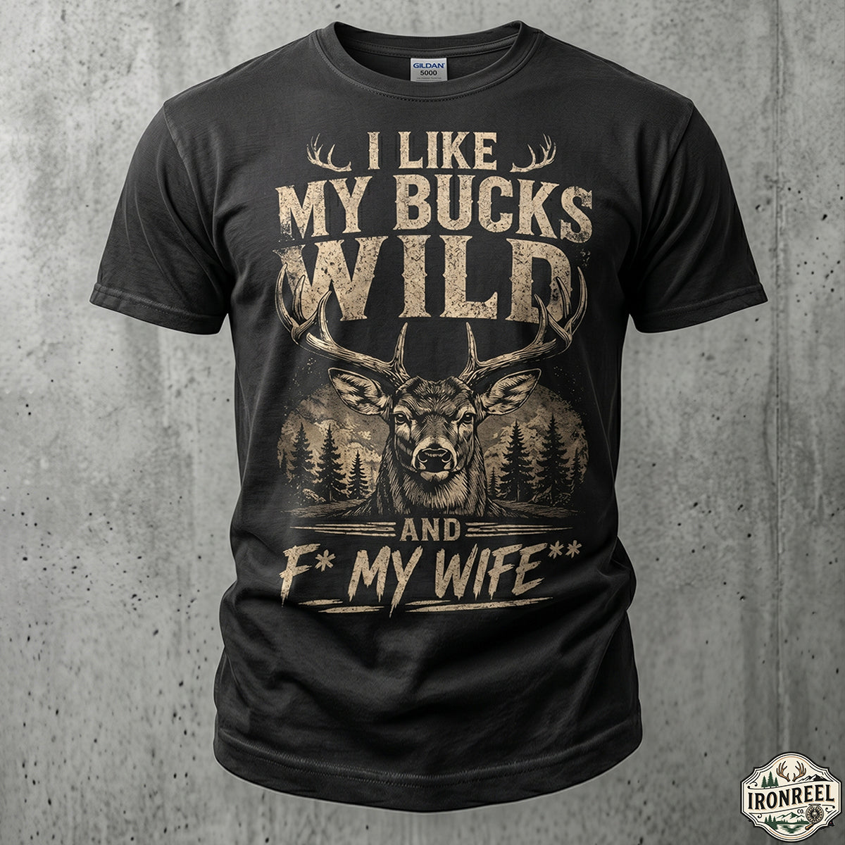 Deer Hunting - Cotton Hunting T-Shirt DGC-1001