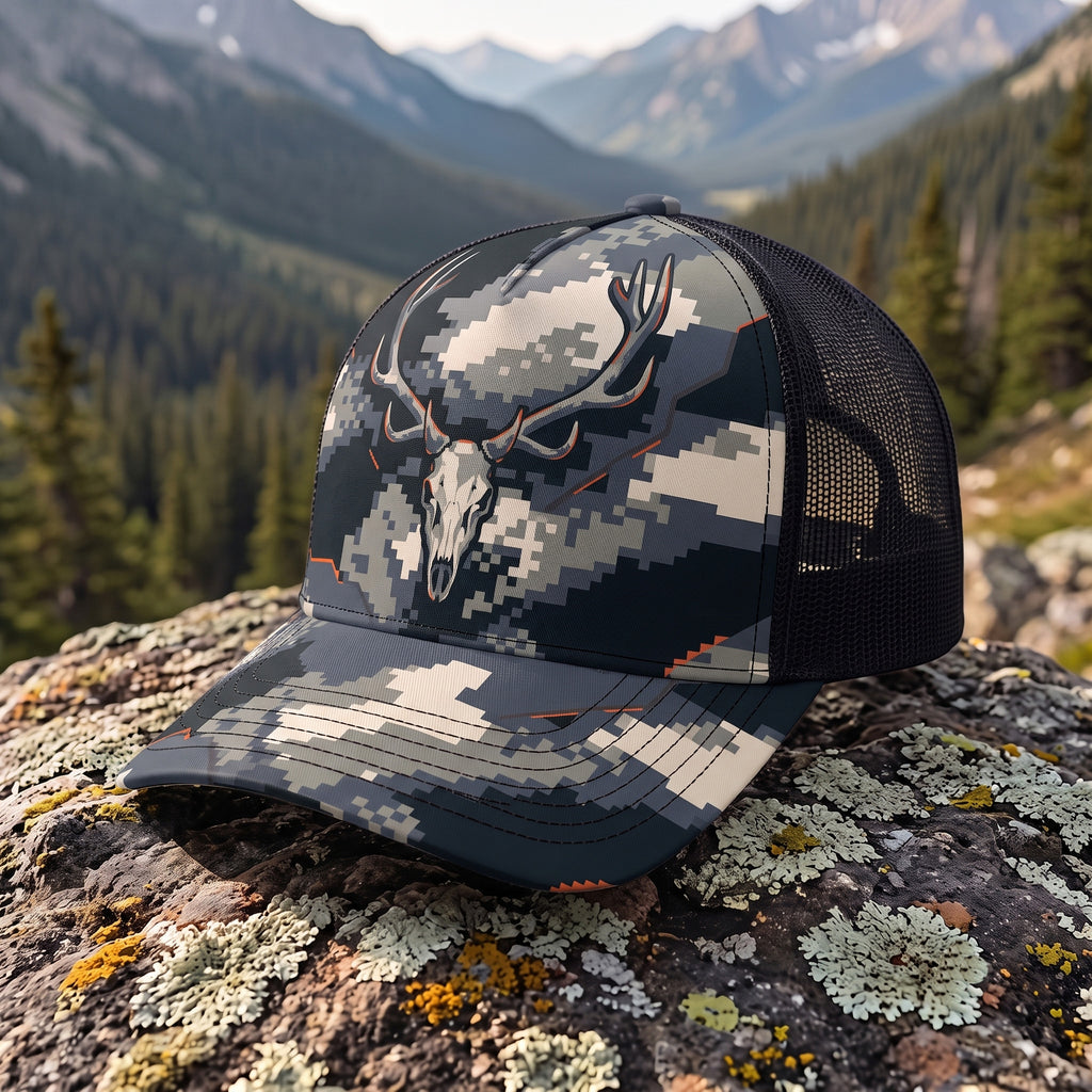 Elk Hunting - Outdoor Mesh Cap EHMC1009