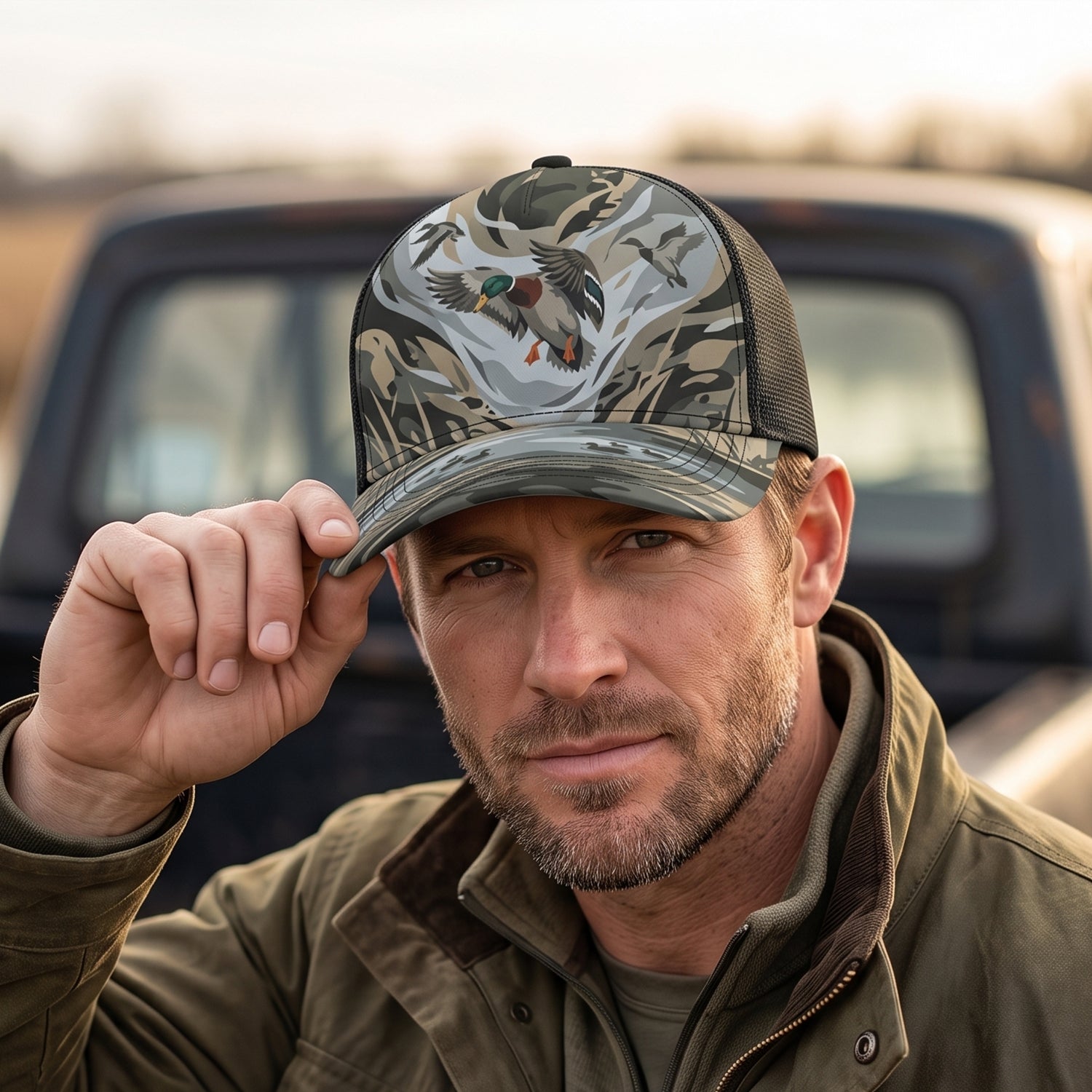 Duck Hunting - Outdoor Mesh Cap DUMC1002