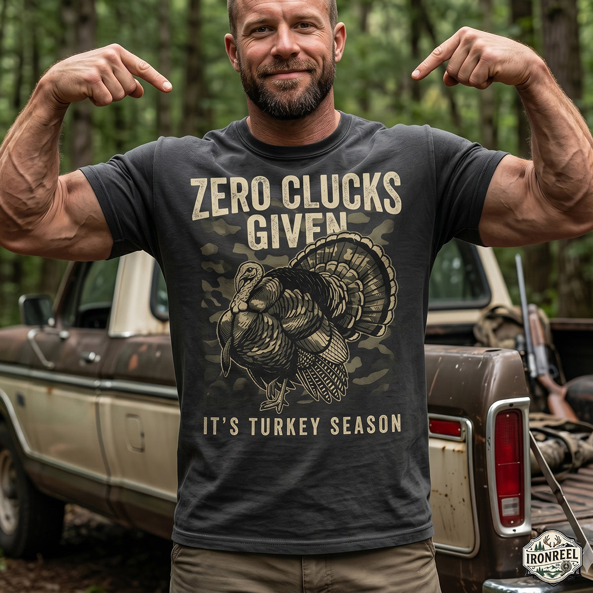 Turkey Hunting - Cotton Hunting T-Shirt TGC-1011