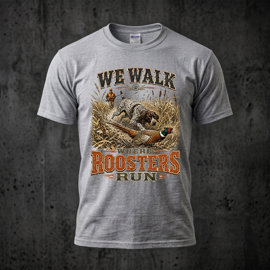 Upland Pheasant Hunting - Outdoor Cotton T-Shirt PHCT1029