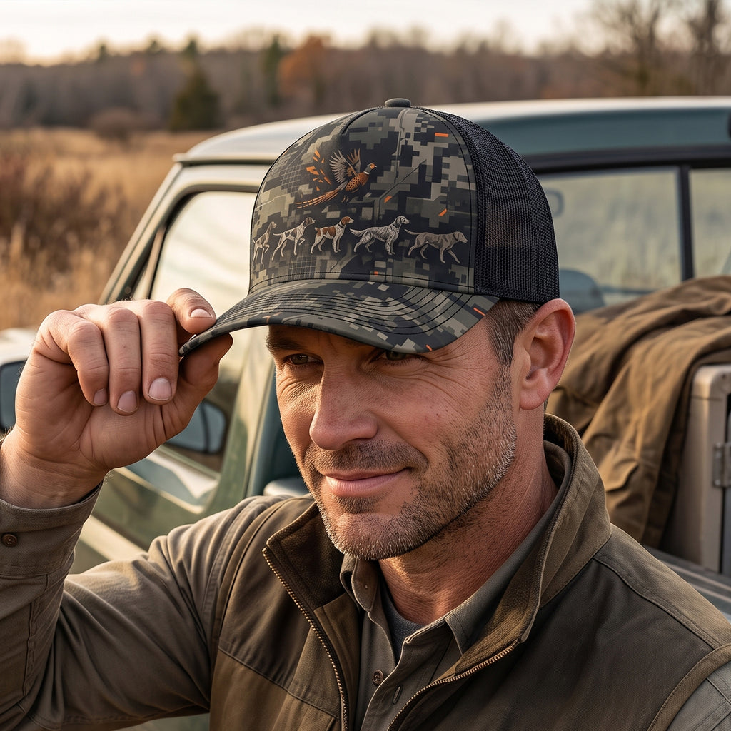 Upland Pheasant Hunting - Mesh Cap UPHMC1010