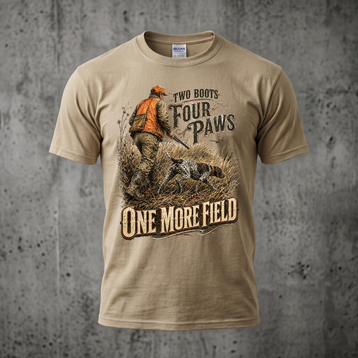 Upland Pheasant Hunting - Outdoor Cotton T-Shirt PHCT1028