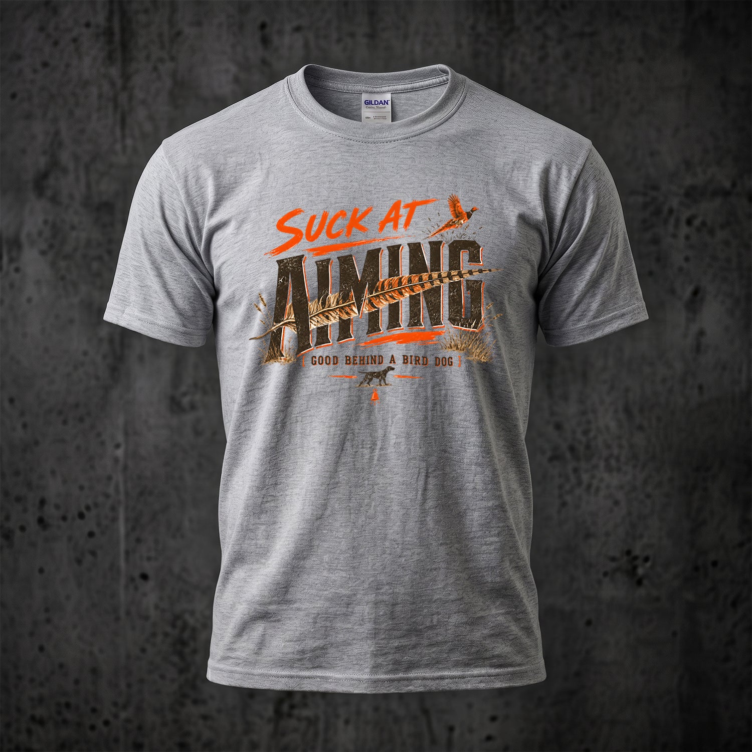 Upland Pheasant Hunting - Outdoor Cotton T-Shirt PHCT1066