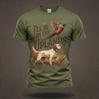 Upland Pheasant Hunting - Outdoor Cotton T-Shirt PHCT1003
