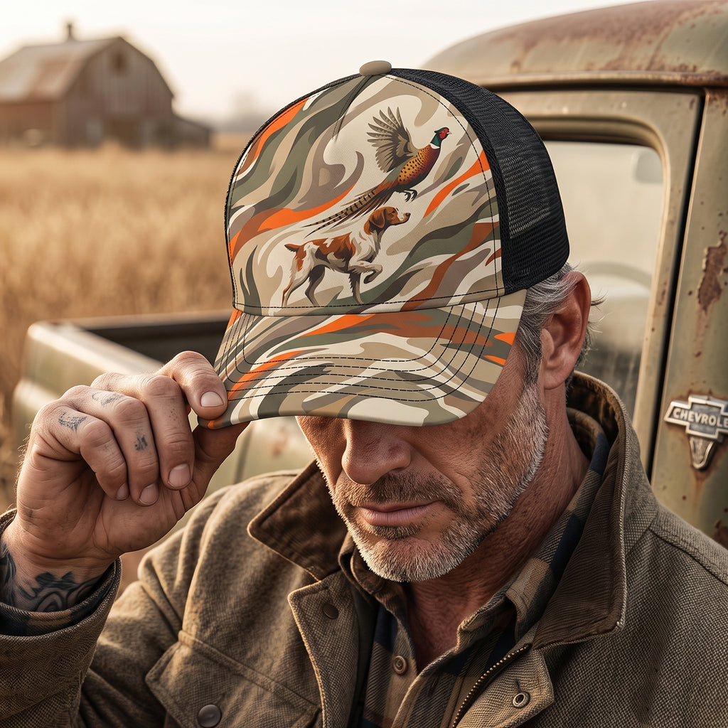 Upland Pheasant Hunting - Mesh Cap UPHMC1005