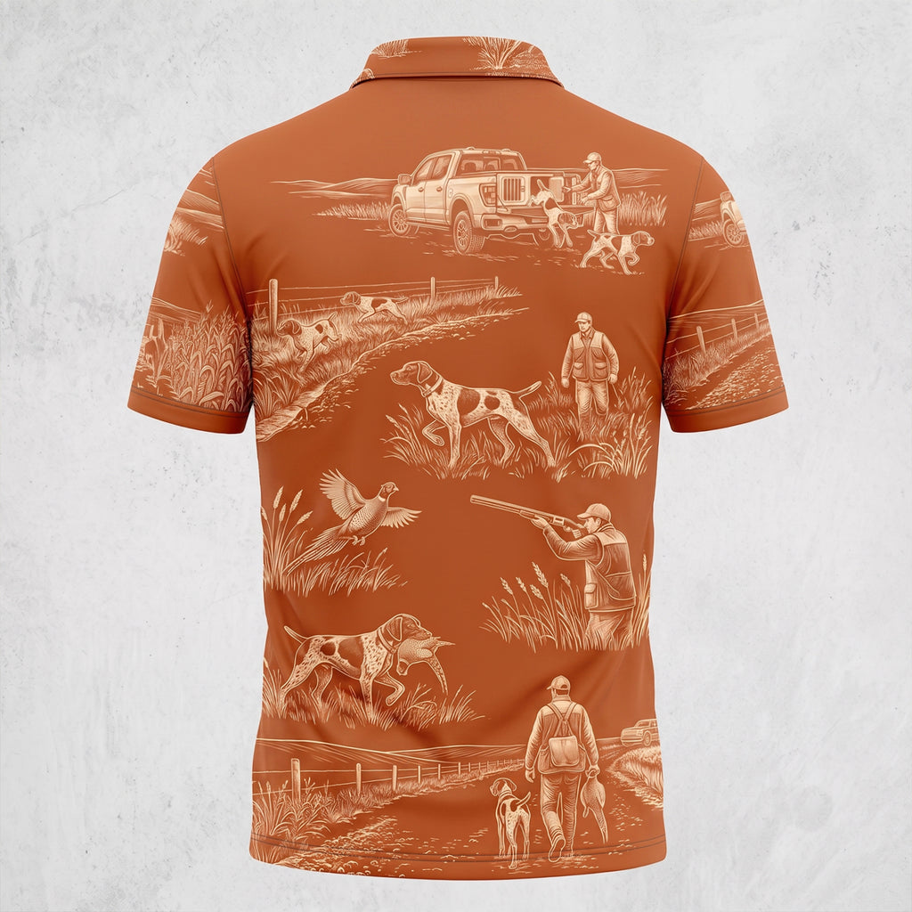 Upland Pheasant Hunting - Polo Shirt PHPL1019