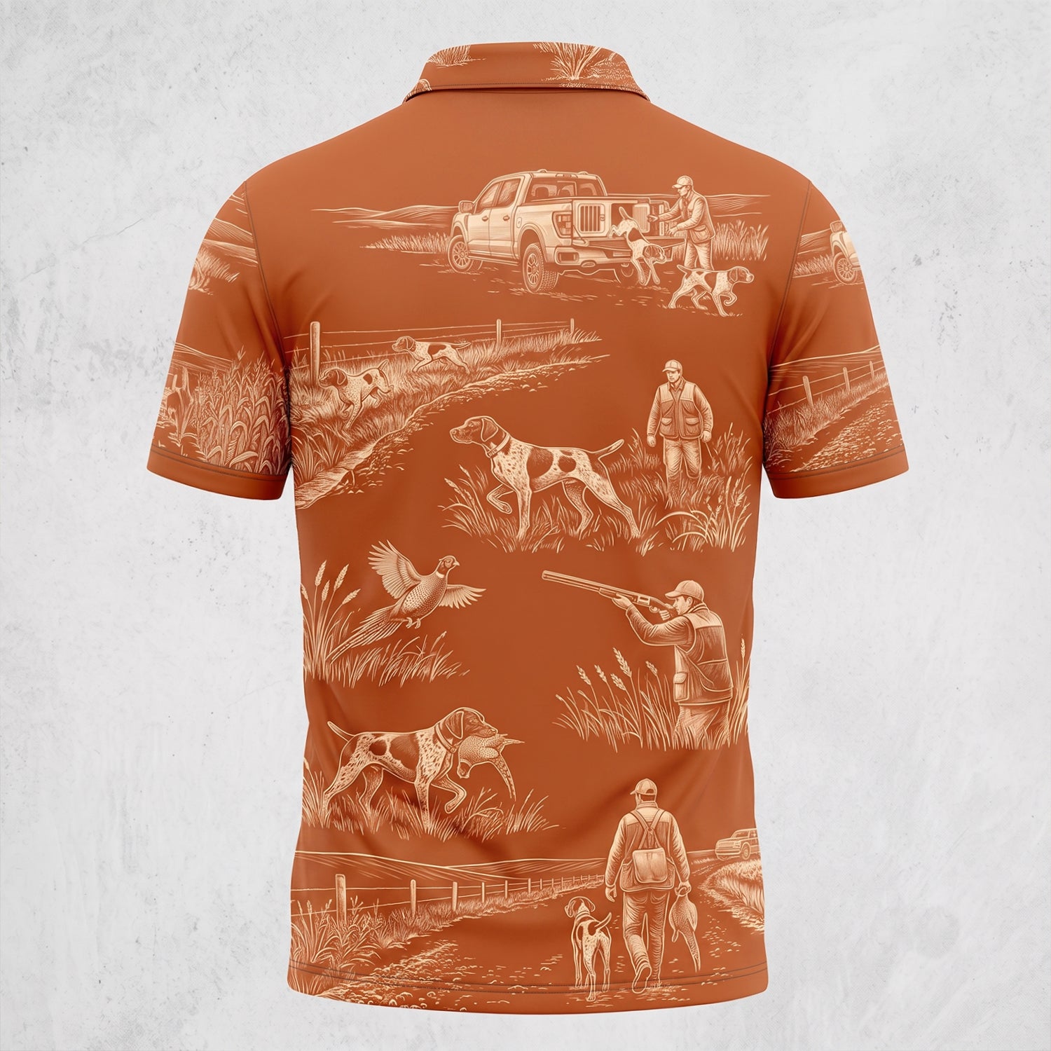 Upland Pheasant Hunting - Polo Shirt PHPL1019
