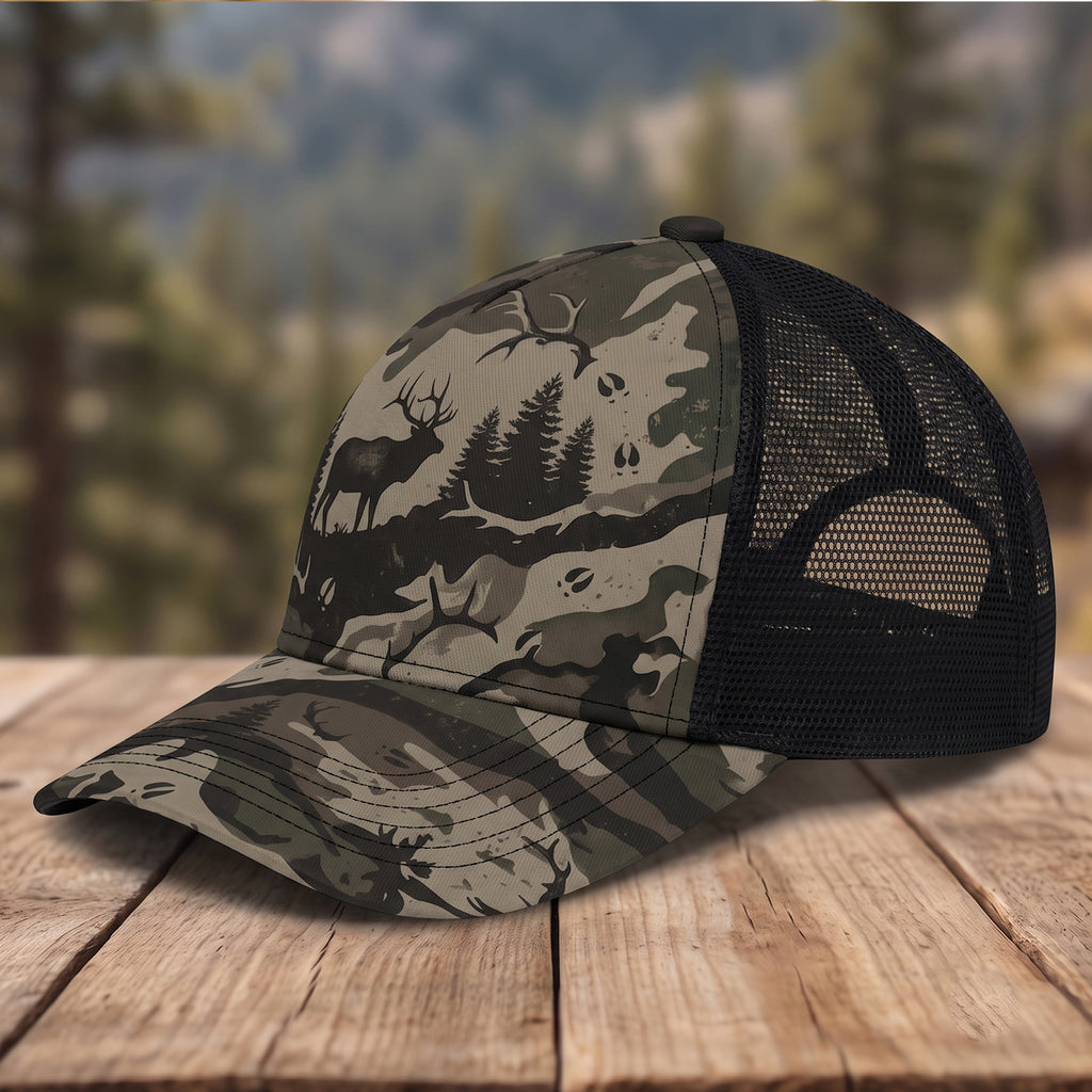 Elk Hunting - Outdoor Mesh Cap EHMC1006