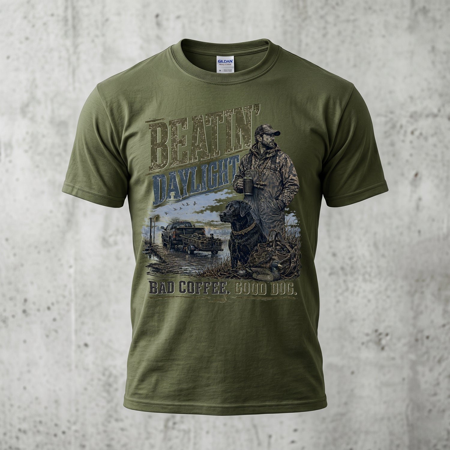Duck Hunting - Outdoor Cotton T-Shirt DUCT1011