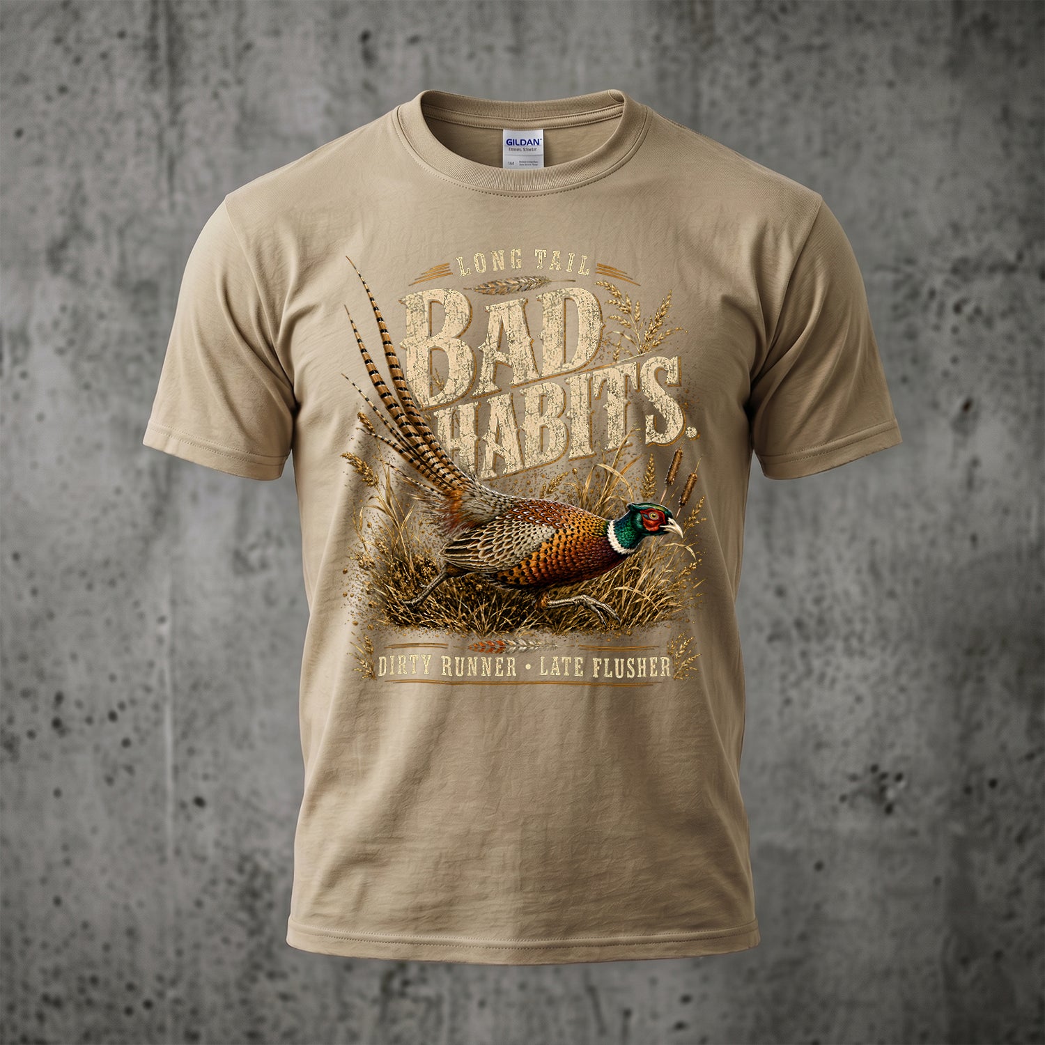 Upland Pheasant Hunting - Outdoor Cotton T-Shirt PHCT1055