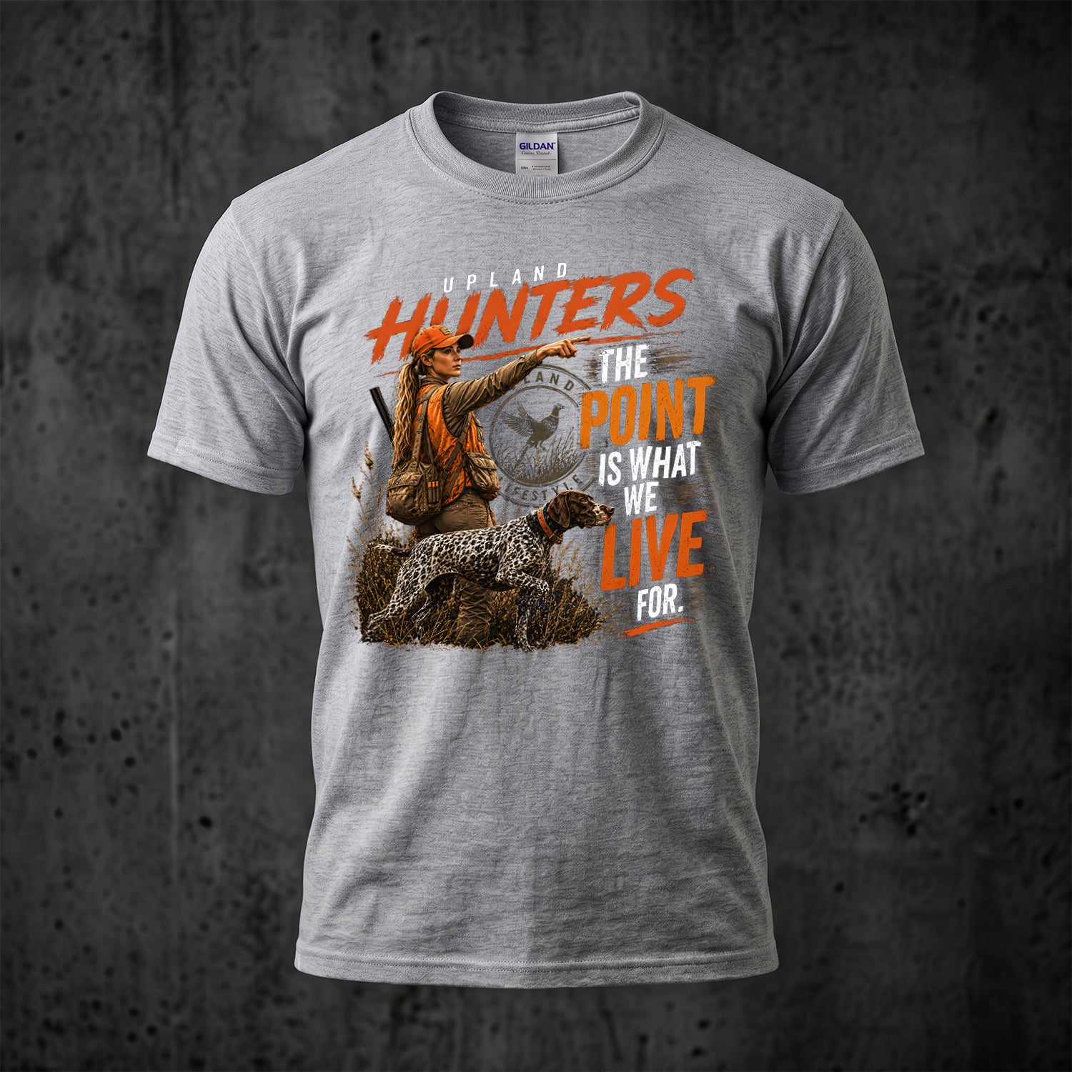 Upland Pheasant Hunting - Outdoor Cotton T-Shirt PHCT1060