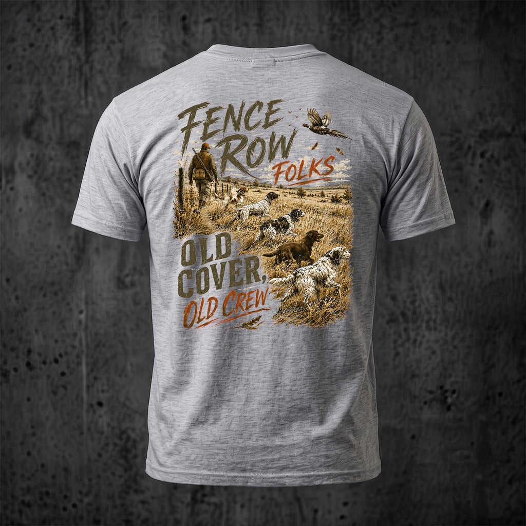 Upland Pheasant Hunting - Back Graphic T-Shirt PHCT1069