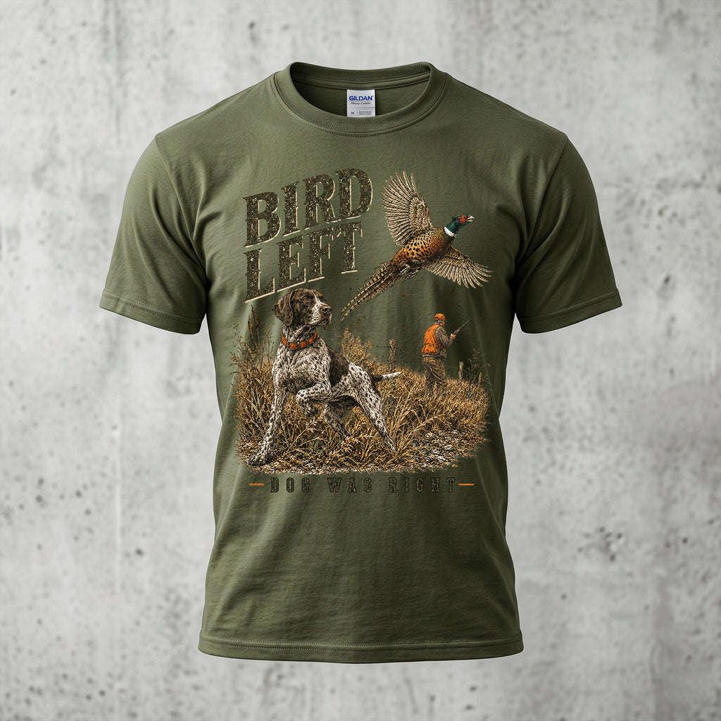 Upland Pheasant Hunting - Outdoor Cotton T-Shirt PHCT1017