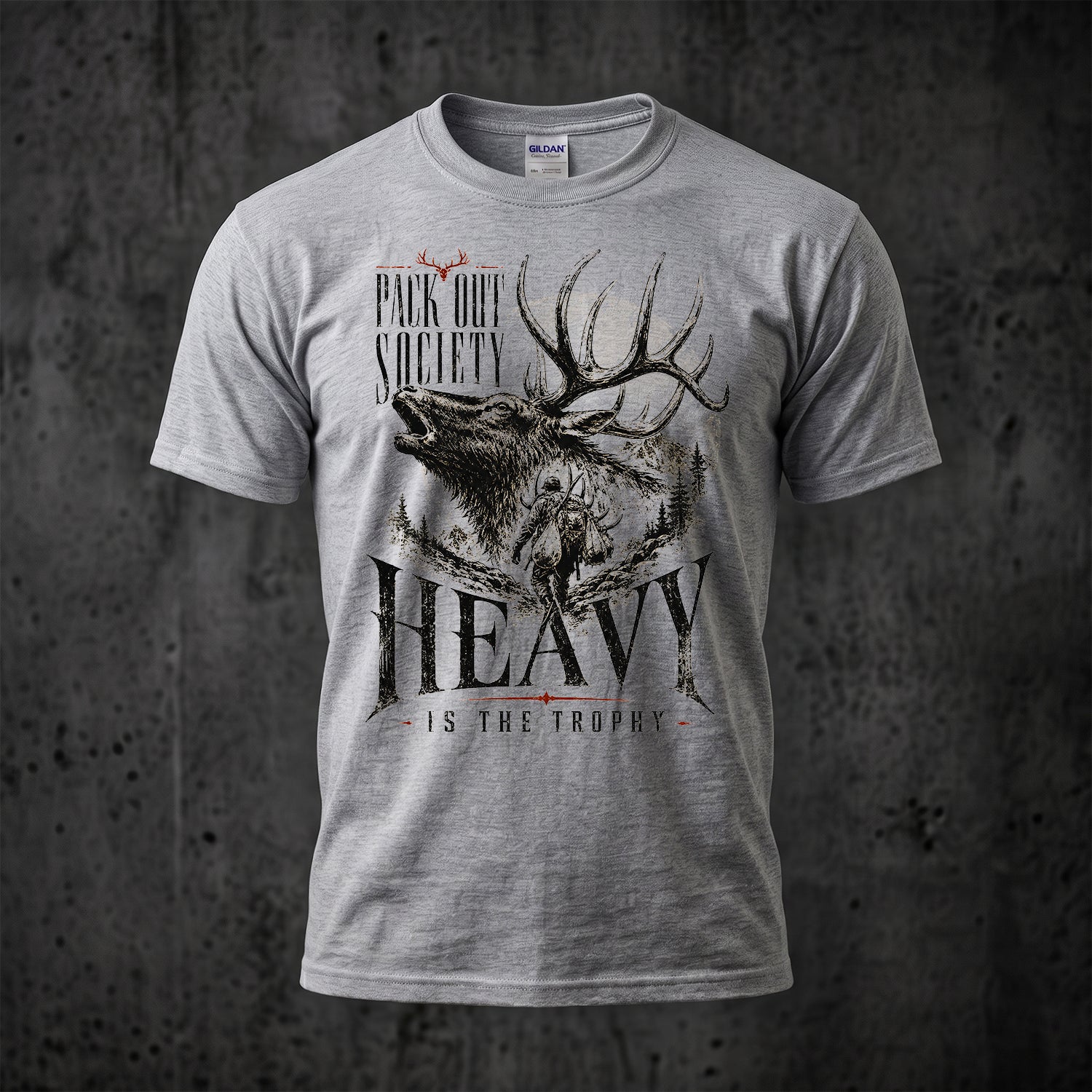 Elk Hunting - Outdoor Cotton T-Shirt EHCT1001