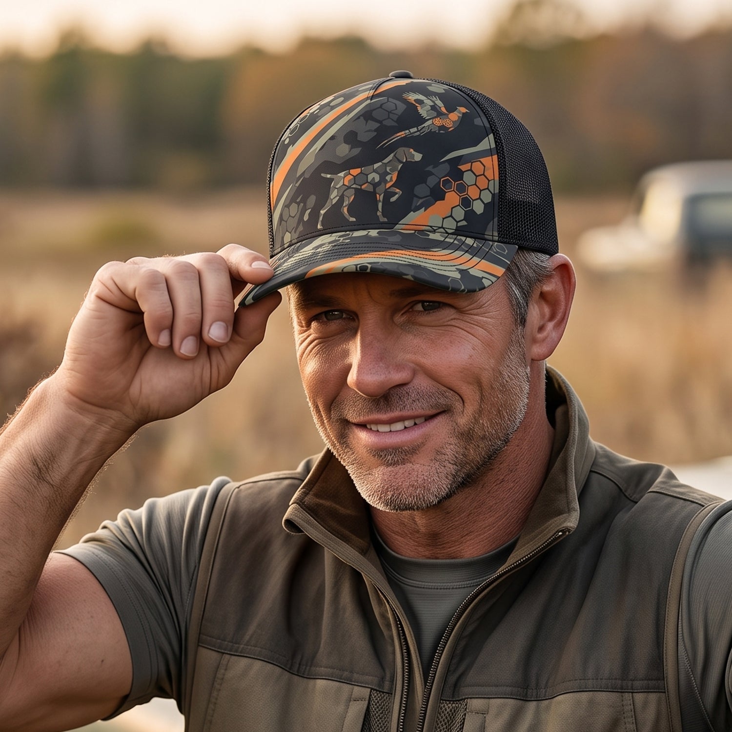 Upland Pheasant Hunting - Mesh Cap UPHMC1012