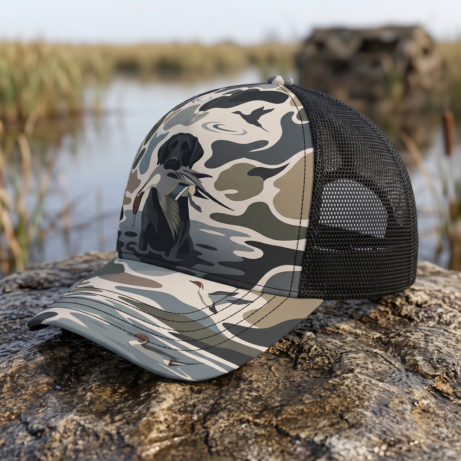 Duck Hunting - Outdoor Mesh Cap DUMC1011
