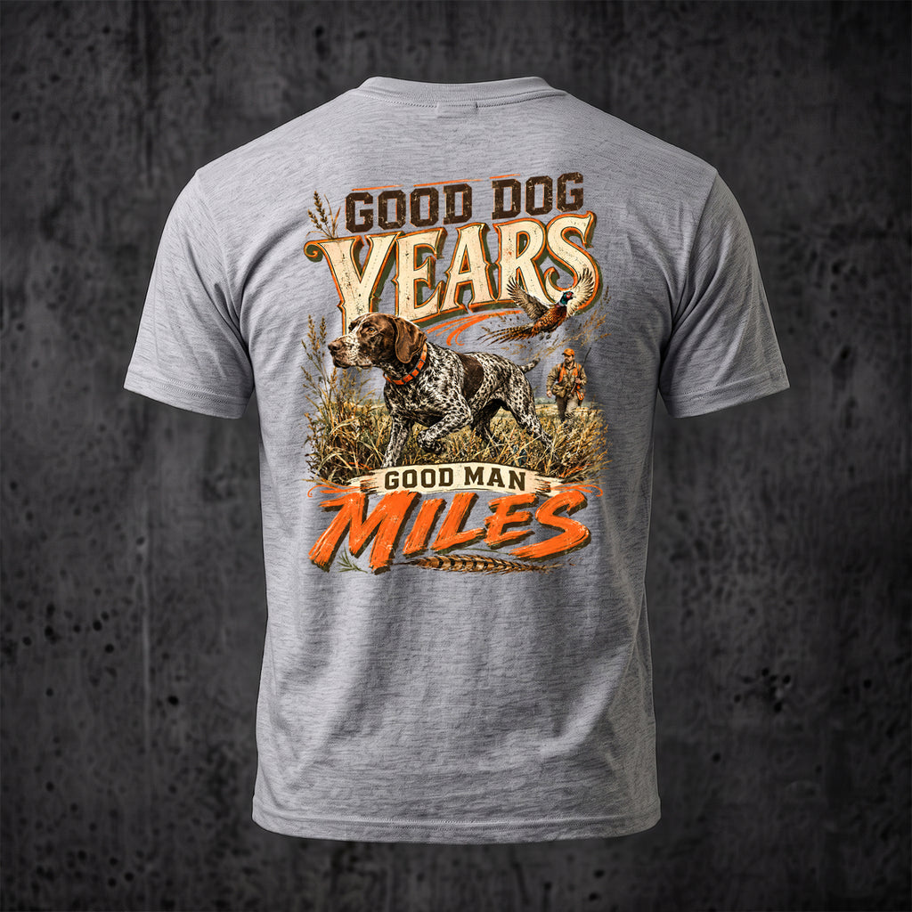 Upland Pheasant Hunting - Back Graphic T-Shirt PHCT1070