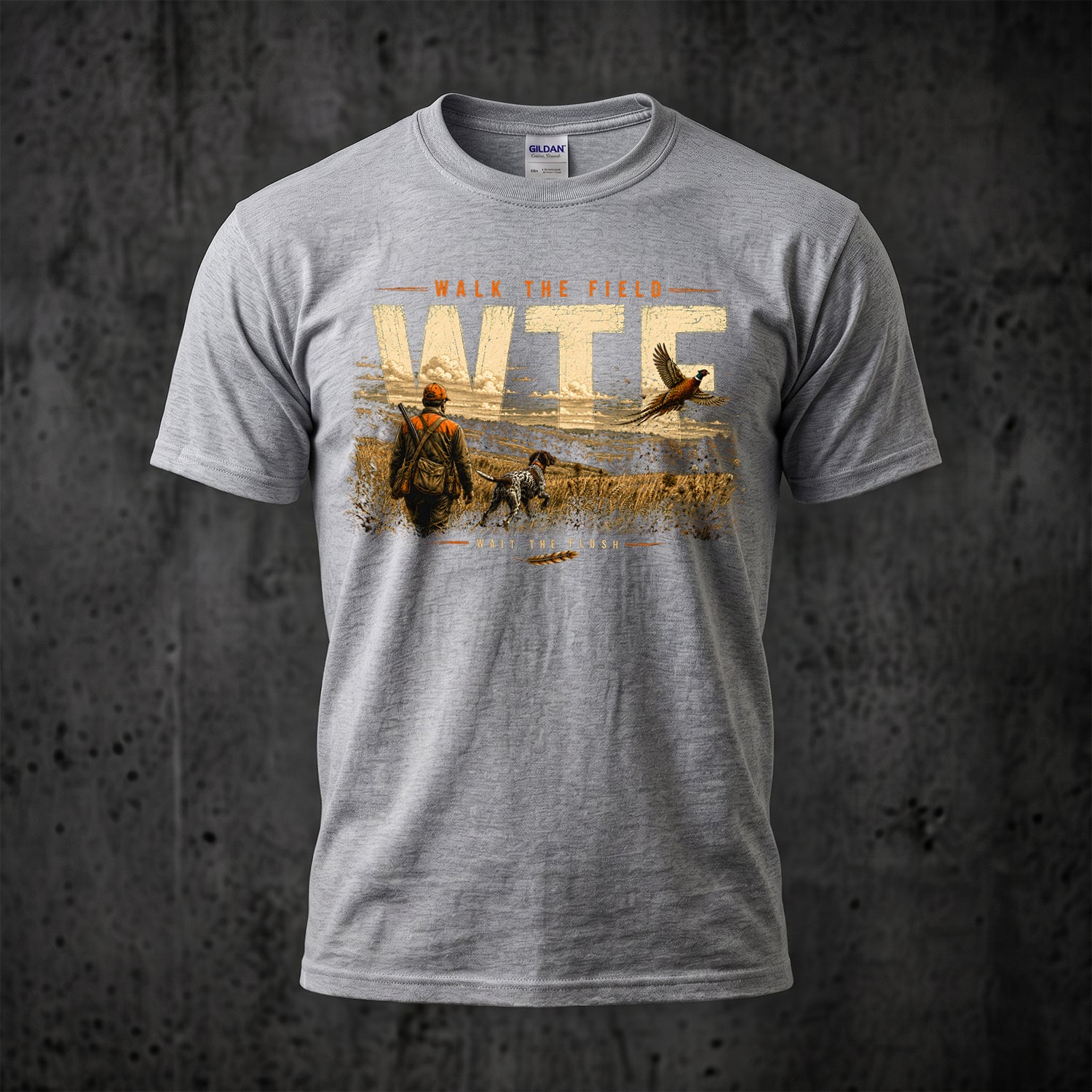 Upland Pheasant Hunting - Outdoor Cotton T-Shirt PHCT1059