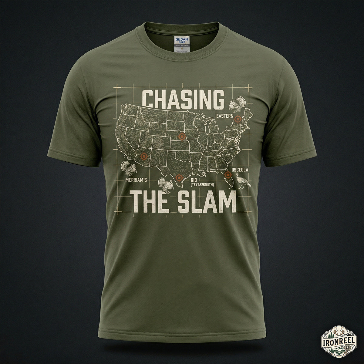 Turkey Hunting - Cotton Hunting T-Shirt TGC-1002