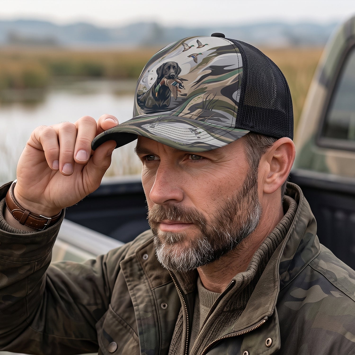 Duck Hunting - Outdoor Mesh Cap DUMC1005