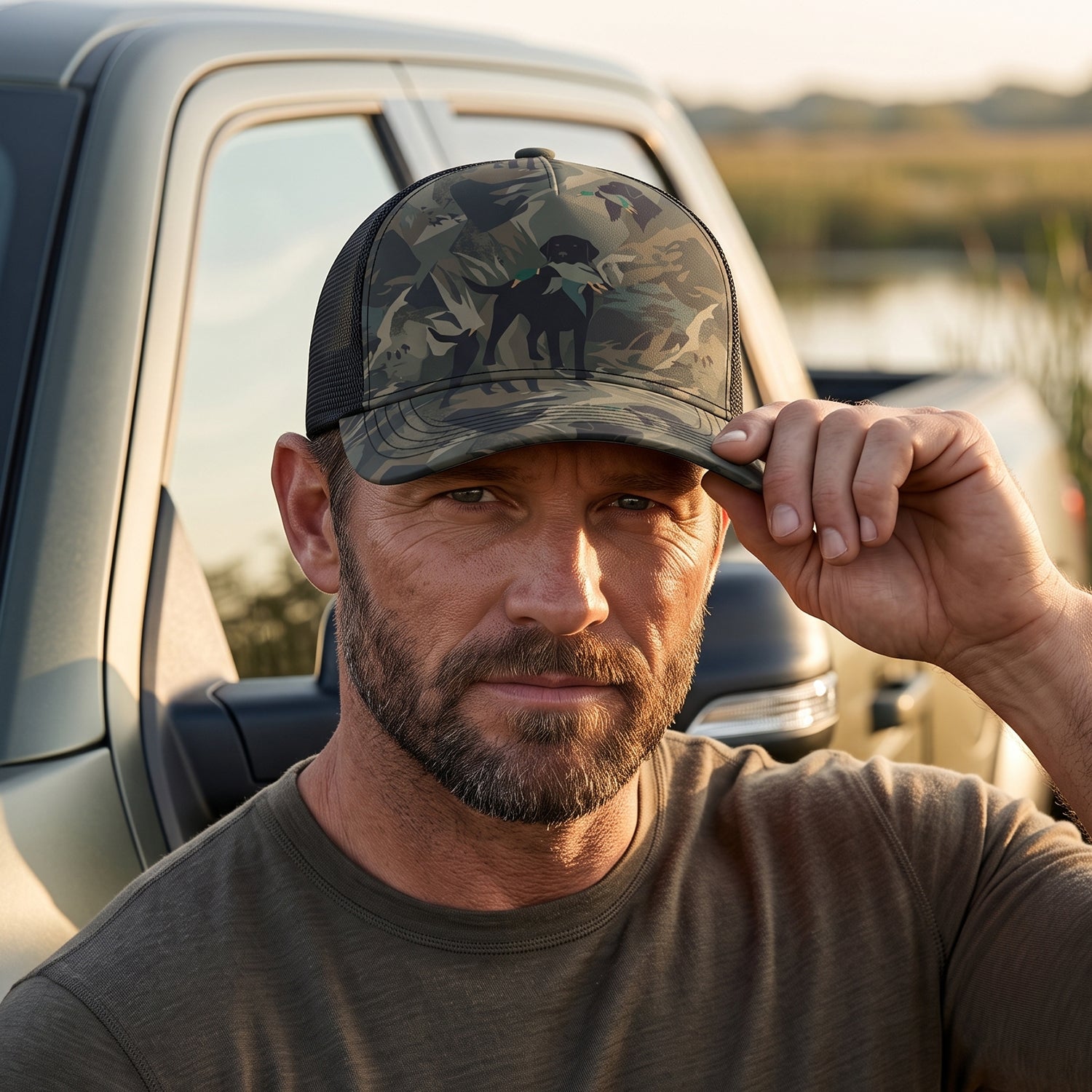 Duck Hunting - Outdoor Mesh Cap DUMC1001